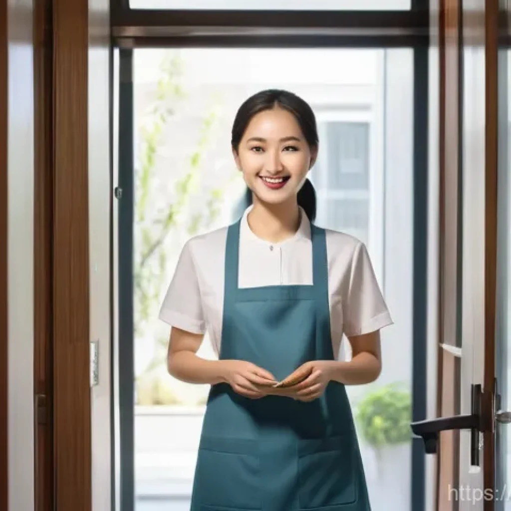 가사도우미로서 지켜야 할 서비스 매너 - A warm and professional first meeting between a Korean female client in her 40s and a Southeast Asia...