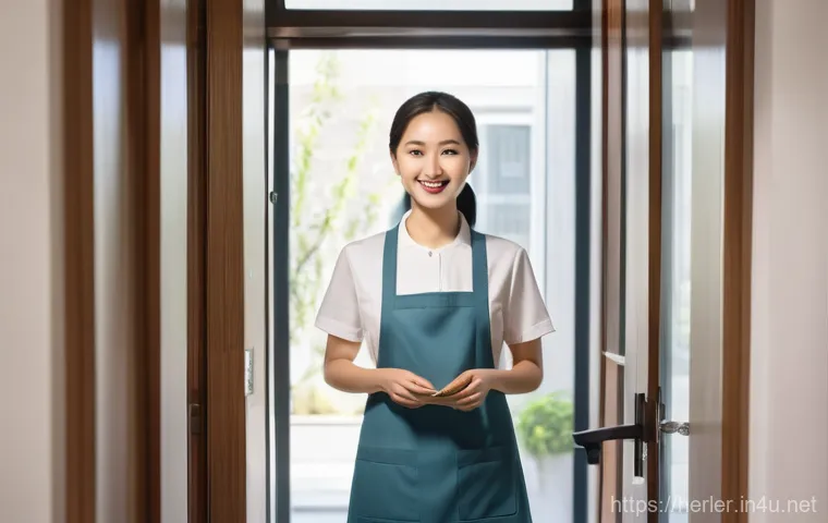 가사도우미로서 지켜야 할 서비스 매너 - A warm and professional first meeting between a Korean female client in her 40s and a Southeast Asia...